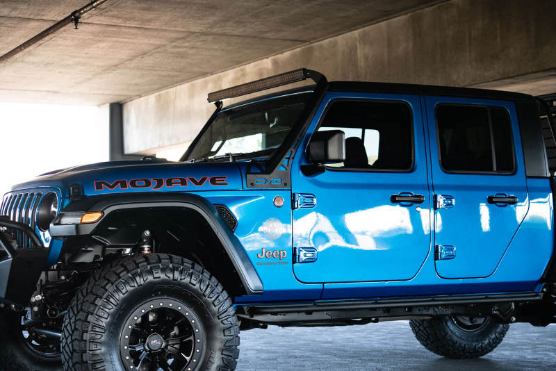 DV8 Offroad 20-22 Jeep JL 392 &amp; JT Mojave A-Pillar Light Bar Mount - LBJL-07