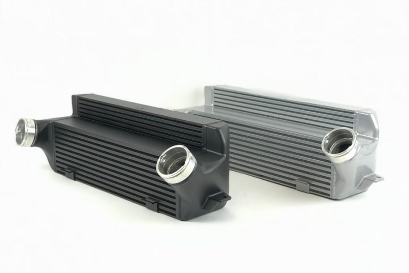CSF 04-13 BMW 335i/xi (E90/E91/E92/E93) High Performance Stepped Core Bar/Plate Intercooler - Black - 8127B