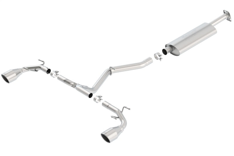 Borla 13-15 Scion FR-S 2.0L 4cyl 6spd / 13 Subaru BRZ 2.0L 4cyl 6spd SS Catback Exhaust - 140496