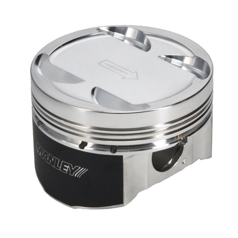 Manley 03-06 Evo 8/9 (7 Bolt 4G63T) 86mm +1mm Over Bore 8.5:1 Dish Pistons w/ Rings - 606010C-4