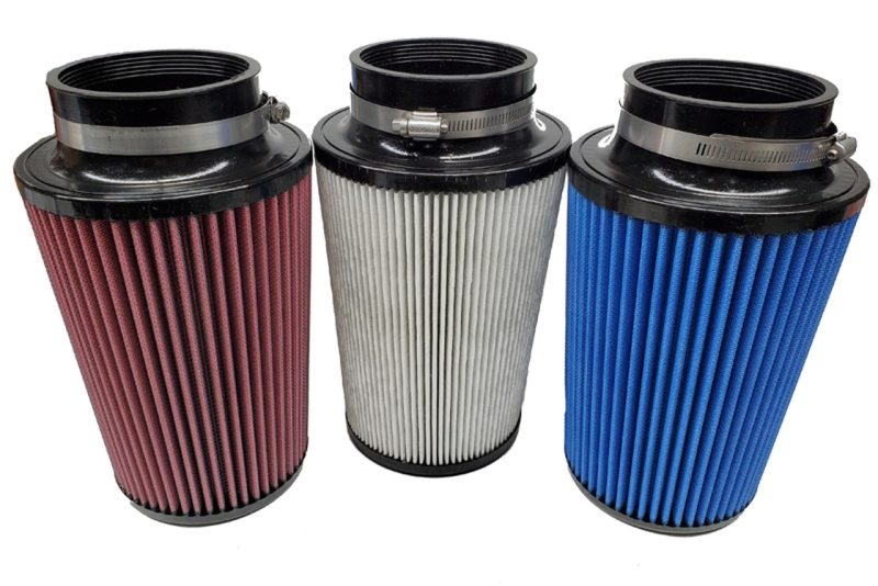 JLT S&amp;B Power Stack Air Filter 4.5in x 9in - Red Oil