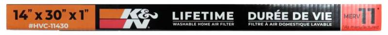 K&N HVAC Filter - 14 x 30 x 1 - HVC-11430