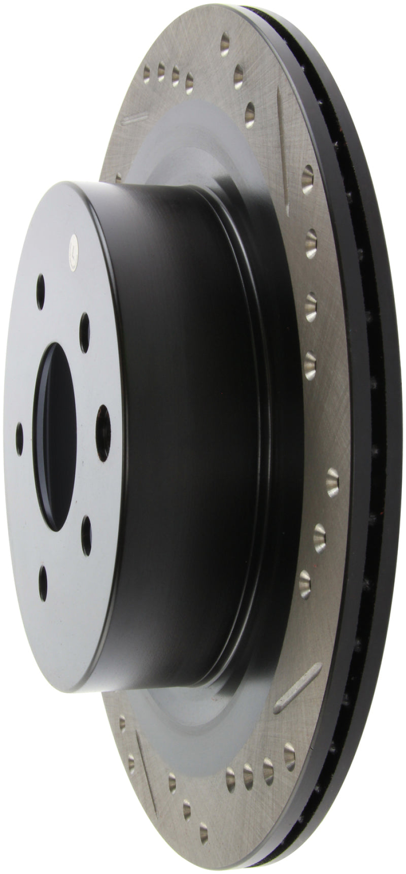StopTech 06-07 350Z / 05-07 G35 / 06-07 G35X SportStop Slotted &amp; Drilled Rear Left Rotor - 127.42088L