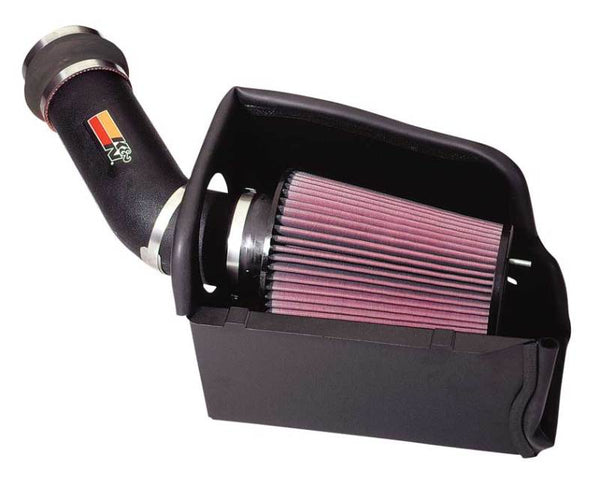 K&N 94-97 Ford F-Series Super Duty V8-7.3L Performance Intake Kit - 57-2531 for 1994-1997 Ford F 250 - front view