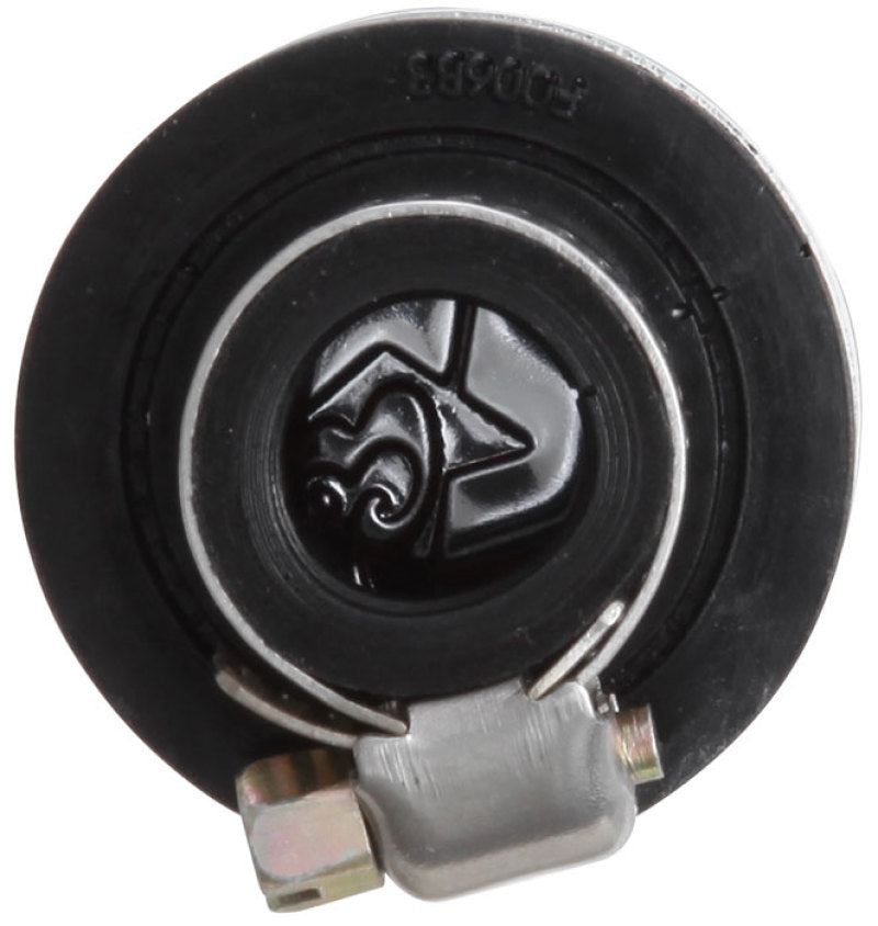 K&amp;N Rubber Base Crankcase Vent Filter - 0.55in Flange ID 1.375in OD 1.125in Height - 62-2480