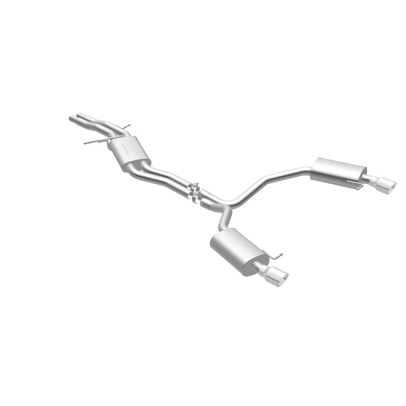 MagnaFlow Sys C/B 12-15 Audi A6 / A7 3.0L V6 SS 2.5in Dual Split Rear Ext 4in Tips - 19159