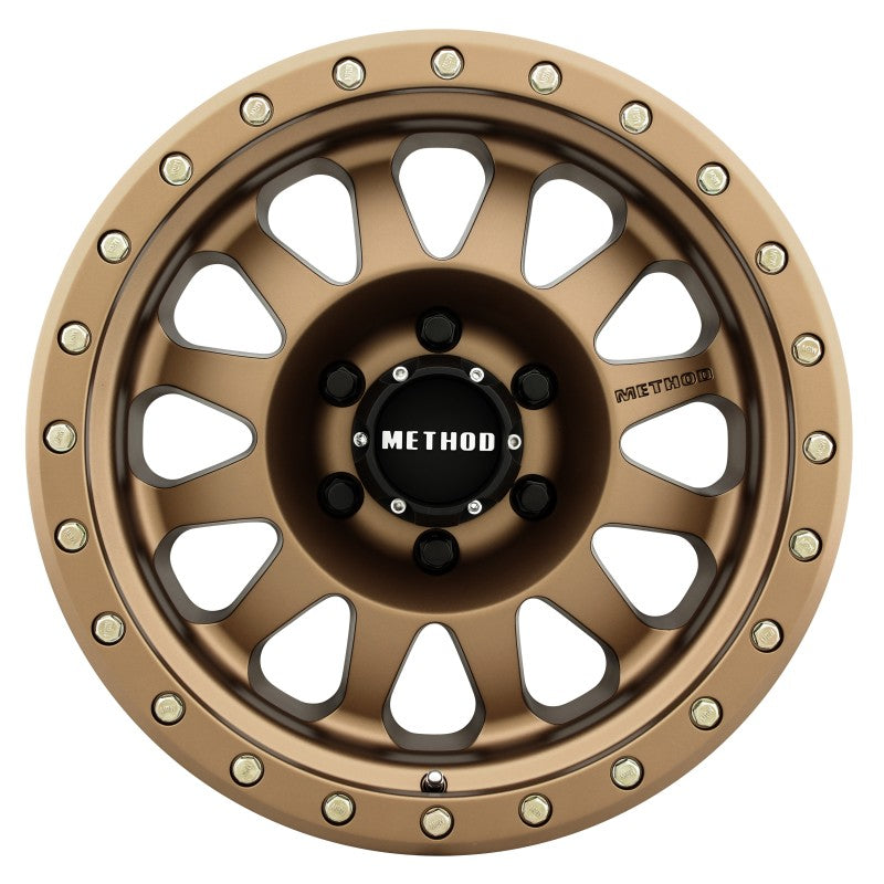 Method MR304 Double Standard 17x8.5 0mm Offset 6x5.5 108mm CB Method Bronze Wheel - MR30478560900