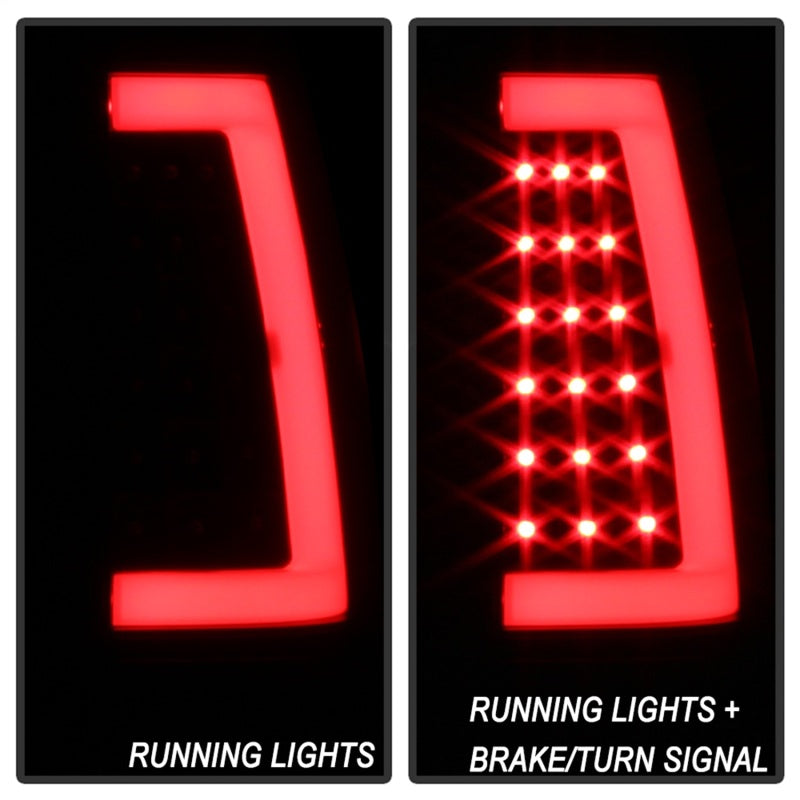 xTune Chevy Silverado 1500/2500/3500 99-02 Version 3 Tail Lights Black Smoke ALT-ON-CS99V3-LBLED-BSM - 9038778