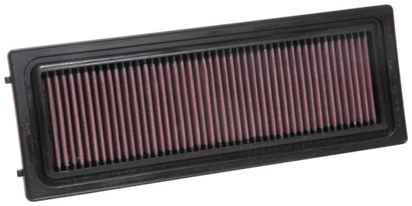 K&N 2016 Alfa Romeo Giulia L4-2.0L F/I Replacement Drop In Air Filter - 33-3071 for 2017-2024 Alfa Romeo Giulia - front view
