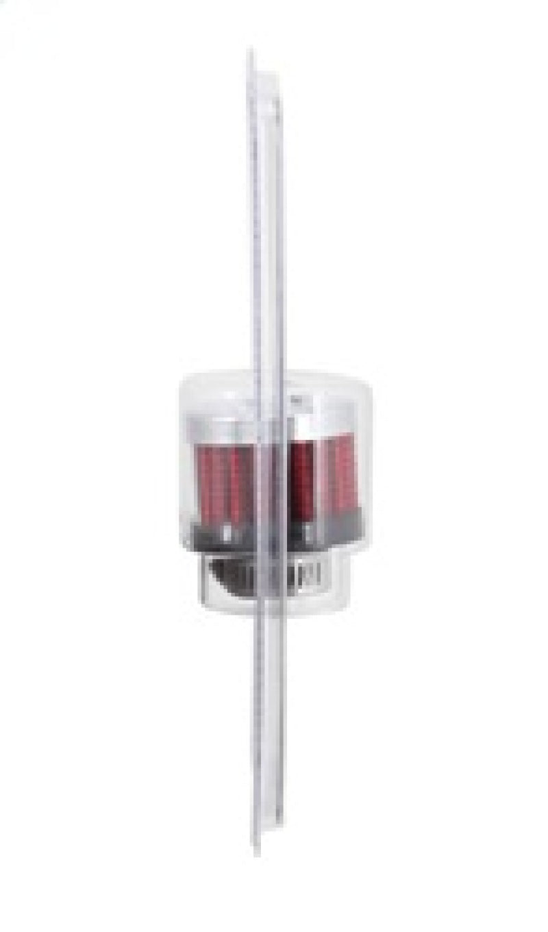 K&amp;N Rubber Base Crankcase Vent Filter - 0.55in Flange ID 1.375in OD 1.125in Height - 62-2480