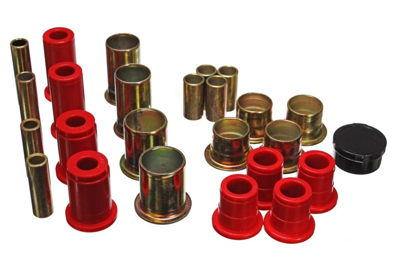 Energy Suspension 82-04 Ford Blazer/S10/S15 PickUp 2WD Red Front Control Arm Bushing Set - 3.3162R for 1982-2003 Chevrolet S1