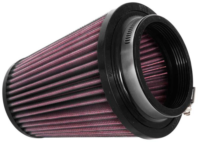 K&N Universal Tapered Filter 3.125in Flange ID x 5in Base OD x 3.5in Top OD x 6in Height - RU-3250 by K&N Engineering - angle