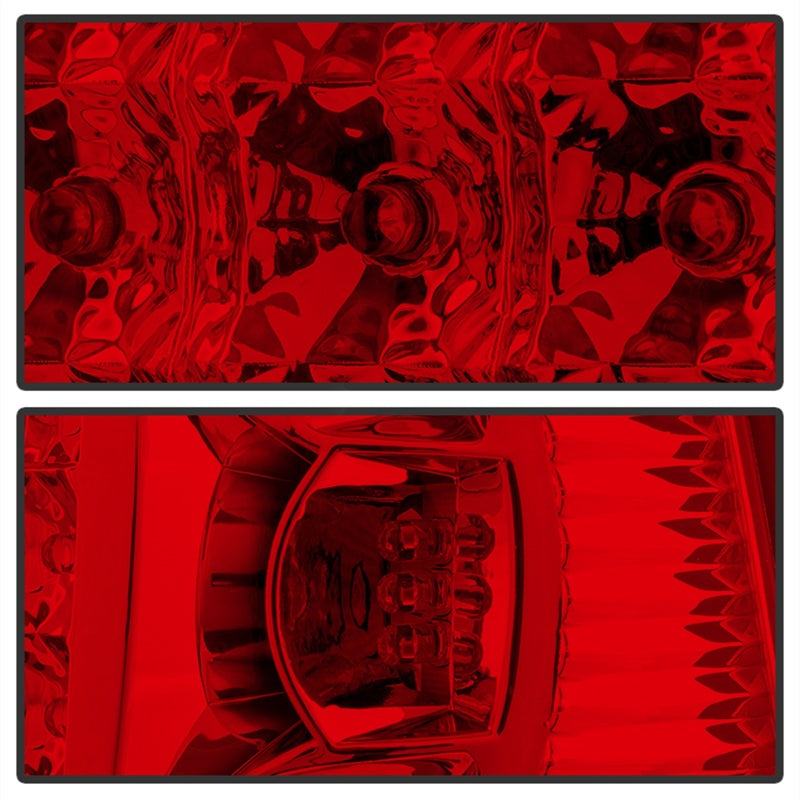 Xtune Ford F150 Styleside 97-03 Super Duty 99-07 LED Tail Lights Red Smoke ALT-ON-FF15097-LED-RC - 5034076