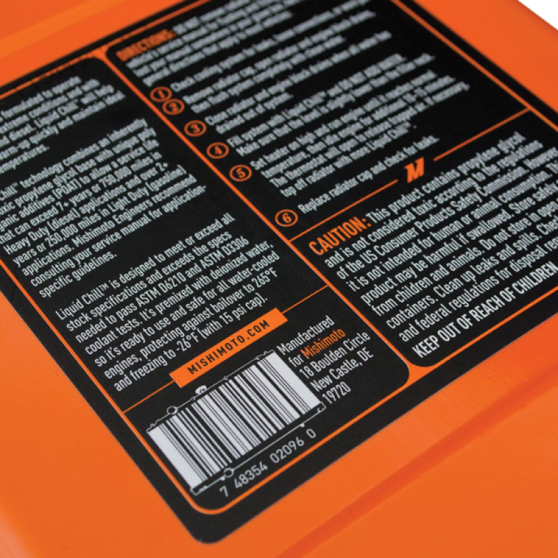 Mishimoto Liquid Chill Synthetic 64oz Engine Coolant - Premixed - MMRA-LC-505064F