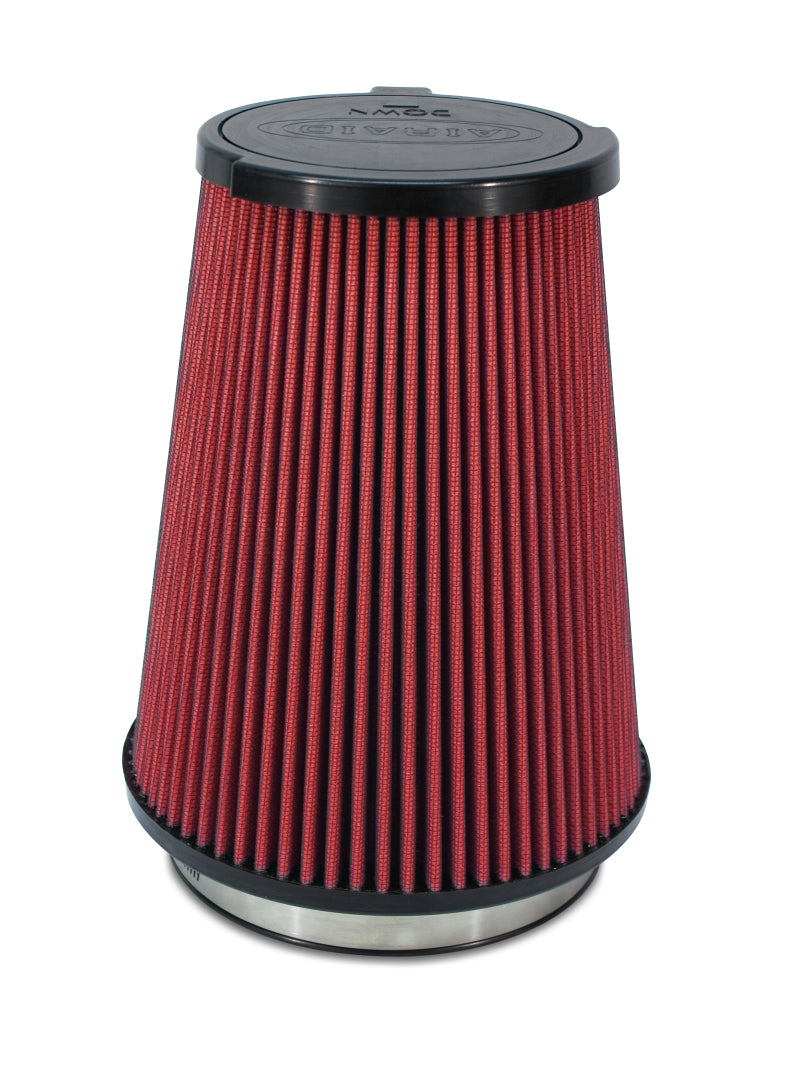 Airaid 10-14 Ford Mustang Shelby 5.4L Supercharged Direct Replacement Filter - Oiled / Red Media - 860-399 for 2010-2014 Ford