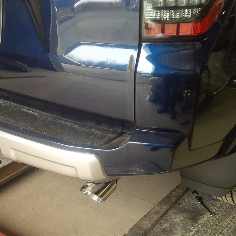 MBRP 10-18 Toyota 4 Runner AL 4in O.D Tip Single Rear Exit 2.5in Cat Back Exhaust - S5342AL