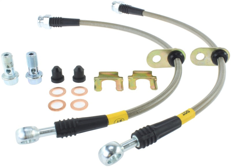 StopTech 14+ Ford Fiesta ST Stainless Steel Front Brake Lines - 950.61018