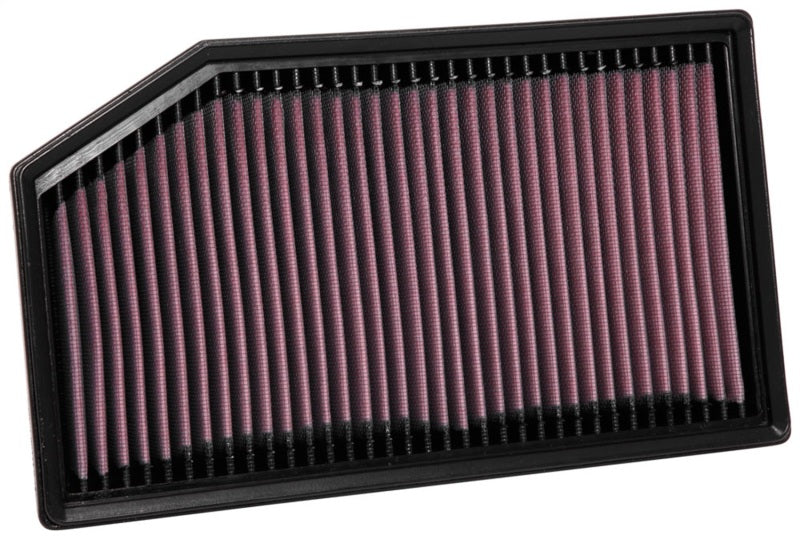 K&N 2018 Jeep Wrangler JL 2.0L/3.6L F/I Drop In Air Filter - 33-5076