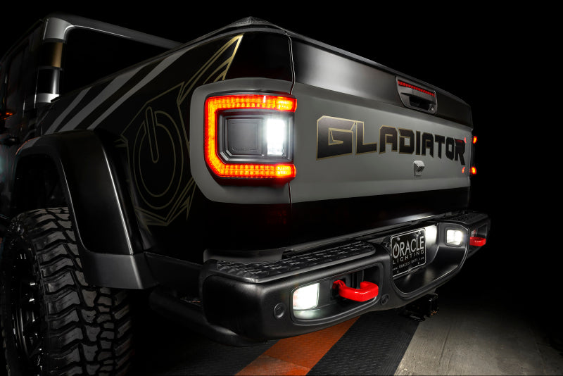 Oracle 2020+ Jeep Gladiator JT Flush Mount LED Tail Lights -  Tinted Lens - 5882-504-T
