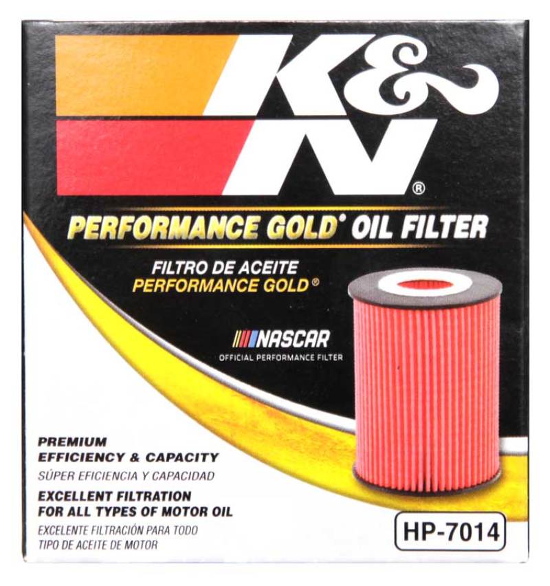 K&amp;N 2019 BMW M2 3.0L/M4 3.0L Cartridge Oil Filter - HP-7014