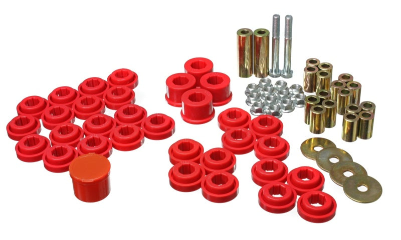 Energy Suspension Chrysler/Dodge Red Rear End Control Arm Bushing Set - 5.3141R for 2006-2010 Dodge Charger - front view