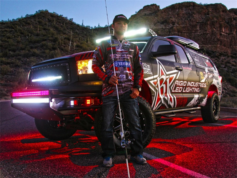 Rigid Industries Rock Light Kit- Red (4 lights) - 400213 by Rigid Industries - detail view