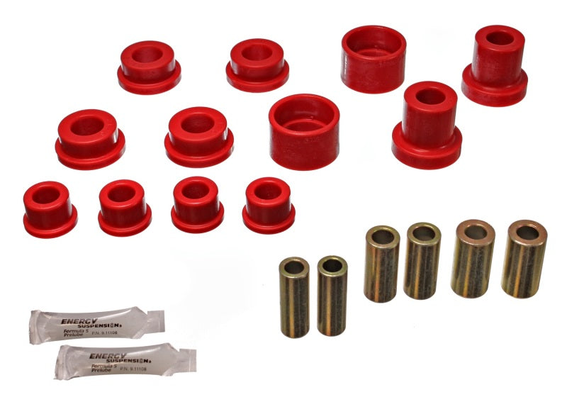 Energy Suspension 90-94 Mitsubishi Eclipse AWD Red Rear Control Arm Bushing Set - 5.3113R for 1990-1994 Eagle Talon - front v