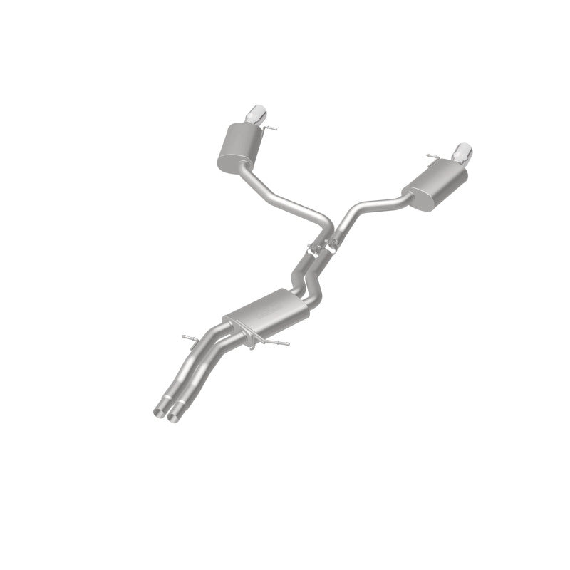 MagnaFlow Sys C/B 12-15 Audi A6 / A7 3.0L V6 SS 2.5in Dual Split Rear Ext 4in Tips - 19159