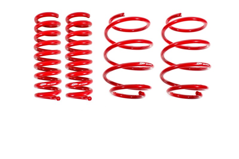 BMR 16-17 6th Gen Camaro V8 Performance Version Lowering Springs (Set Of 4) - Red - SP041R