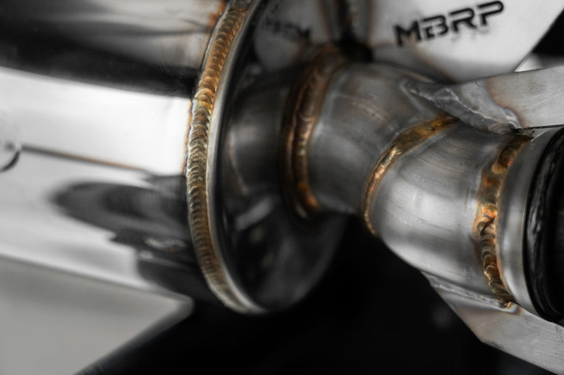 MBRP 2015 Polaris Hawkeye 325/Sportsman ETX 5in Single Slip-On Performance Series Exhaust - AT-9502PT