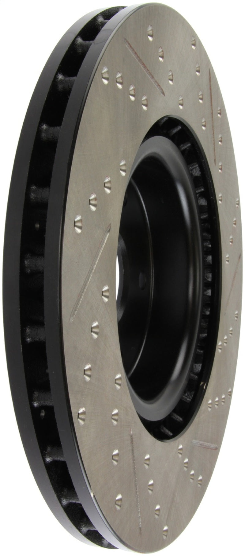 StopTech 05-10 Subaru Impreza WRX/STi Slotted & Drilled Right Front Rotor - 127.47022R