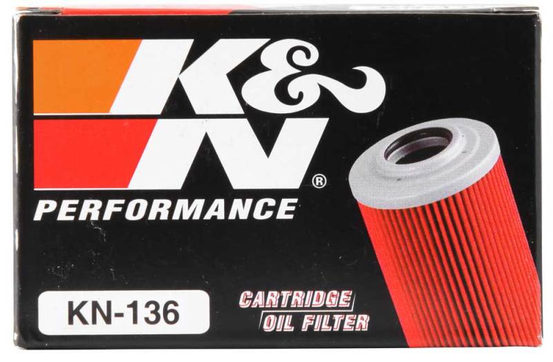 K&N Suzuki / Betamotor 2.375in OD x 1.25in H Oil Filter - KN-136