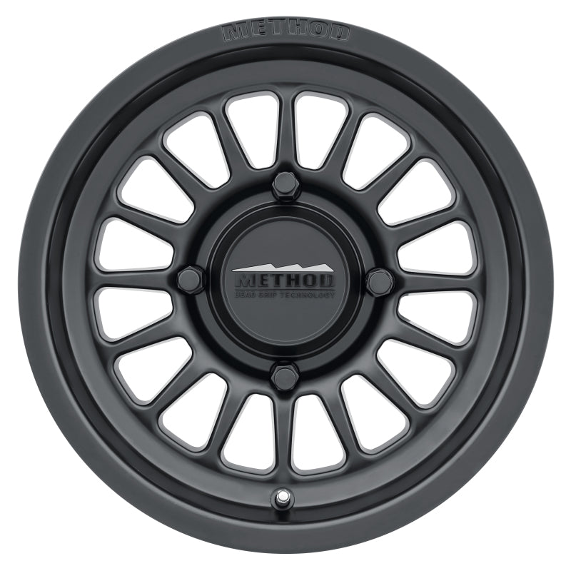 Method MR411 Bead Grip 15x7 / 5+2/38mm Offset / 4x136 / 106.25mm CB Matte Black Wheel - MR41157047552