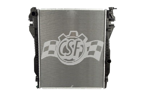CSF 09-10 Dodge Ram 2500 6.7L OEM Plastic Radiator - 3529 for 2009-2010 Dodge Ram 2500 - front view