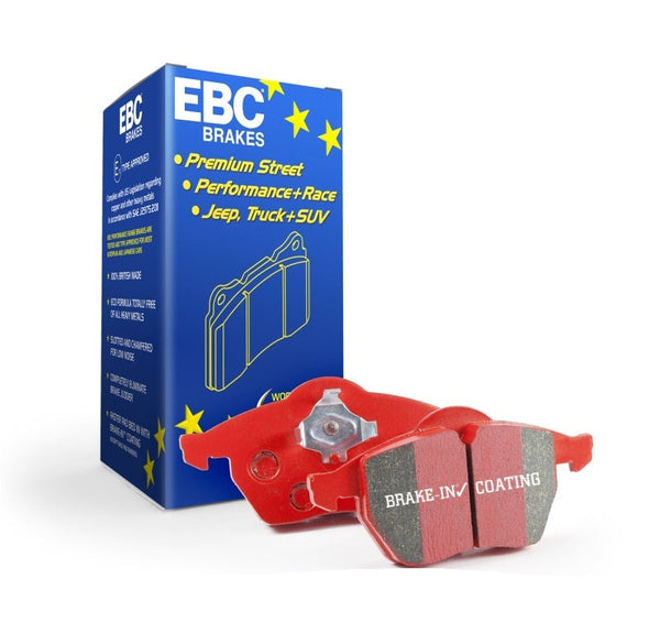 EBC 2016+ Porsche 911 (991/992) Carrera S 3.0TT (Cast Iron Rotor Only) Redstuff Front Brake Pads - DP32206C for 2016 Porsche 