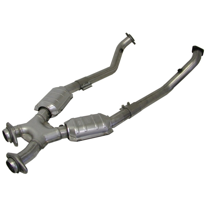 BBK 99-04 Mustang 4.6 GT / Cobra High Flow X Pipe With Catalytic Converters - 2-1/2 - 1670