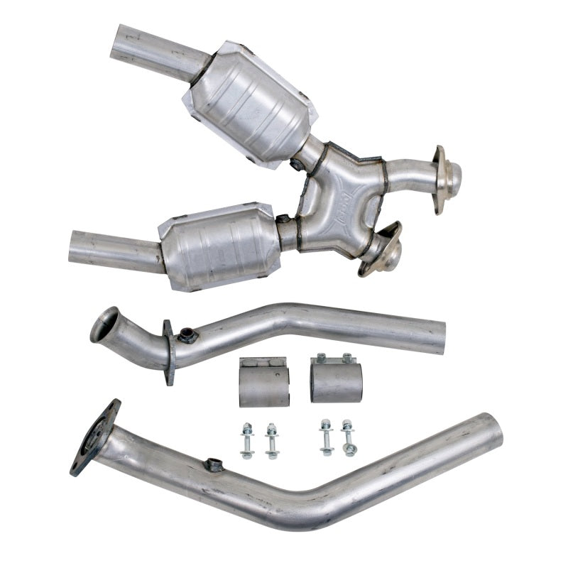 BBK 99-04 Mustang 4.6 GT / Cobra High Flow X Pipe With Catalytic Converters - 2-1/2 - 1670