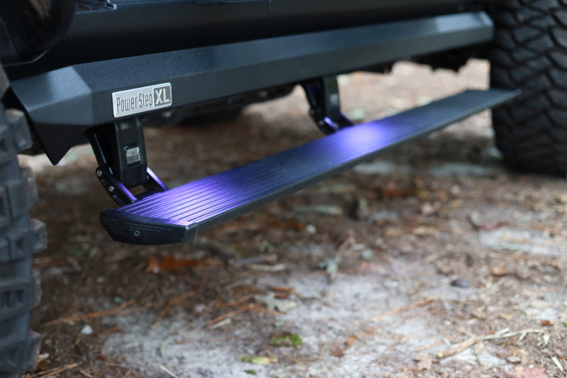 AMP Research 2007-2017 Toyota Tundra Extended Crew Cab (Plug N Play) PowerStep XL - Black - 77137-01A