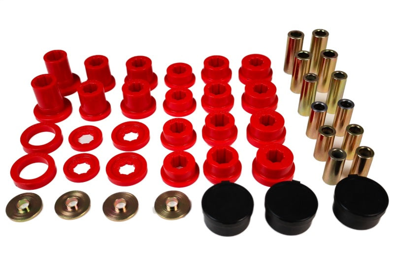 Energy Suspension 01-05 Lexus IS300 Rear Control Arm Bushing Set - Red - 8.3140R for 2001-2005 Lexus IS - front view