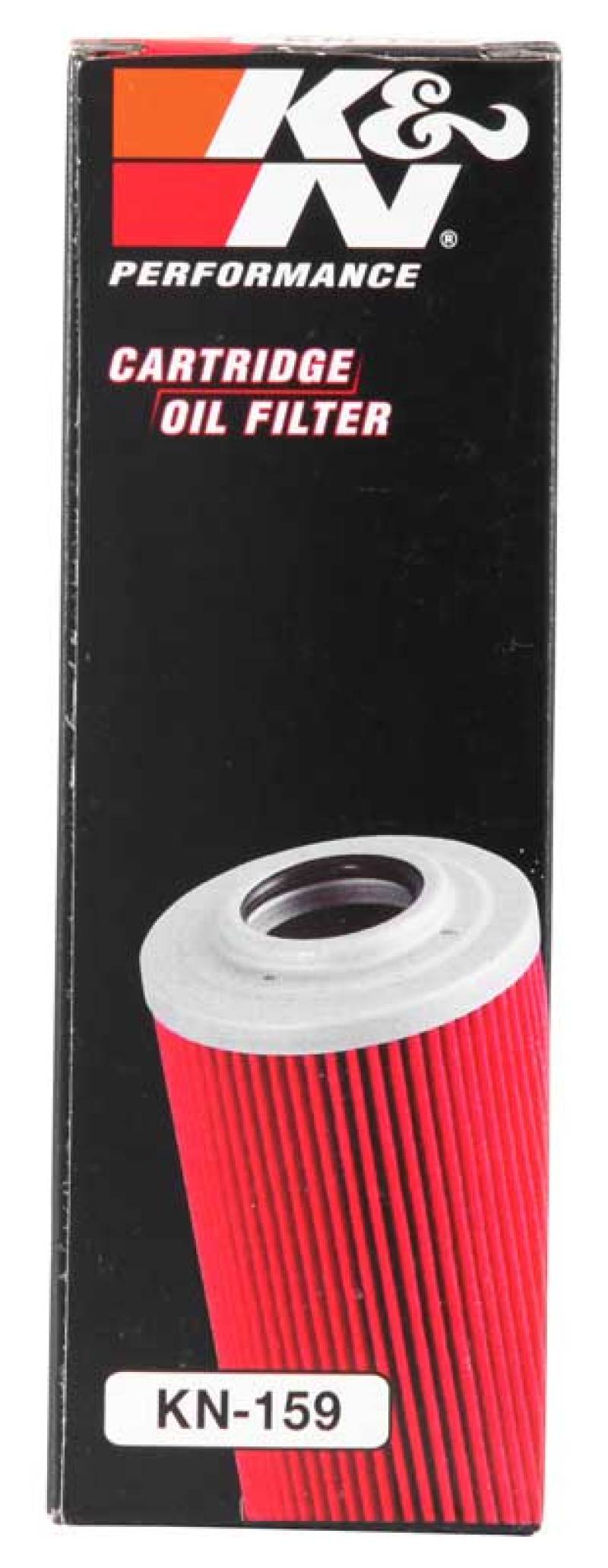 K&N Oil Filter 1.625in OD x 5.063in H - KN-159 for 2018-2022 Ducati Panigale V4 S - angle view