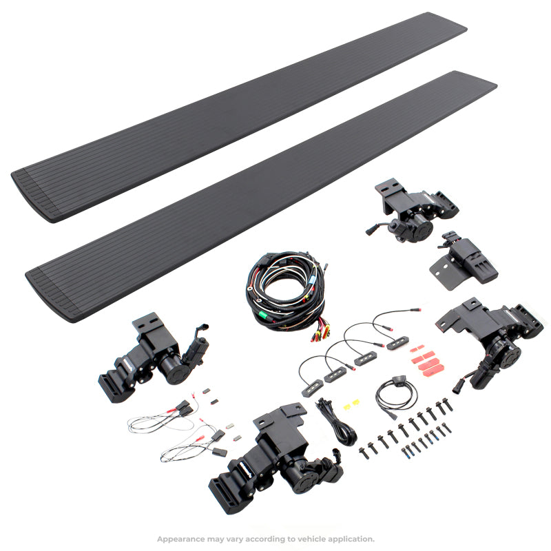 Go Rhino 15-23 Ford F-150 CC 4dr / 17-22 F-250/350 SD CC 4dr E-BOARD E1 Running Board Kit - Tex. Blk - 20415587PC