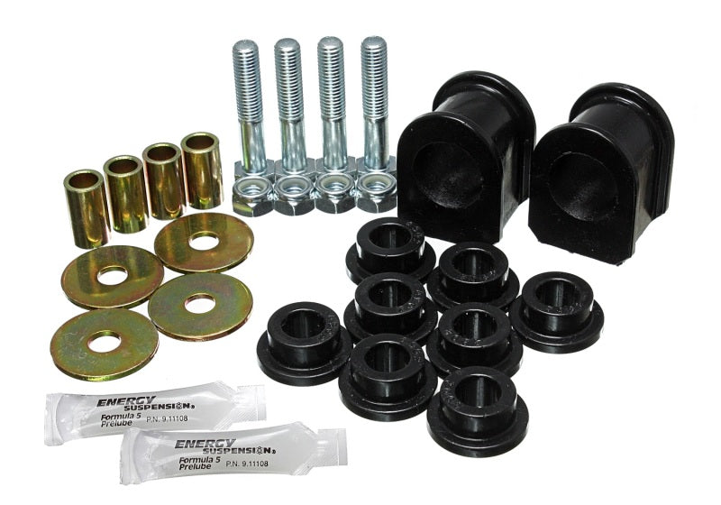 Energy Suspension 99-04 Ford F250 SD/350 4WD Black Front 1-1/4in Sway Bar Bushing Set - 4.5192G for 1999-2004 Ford F 350 - an