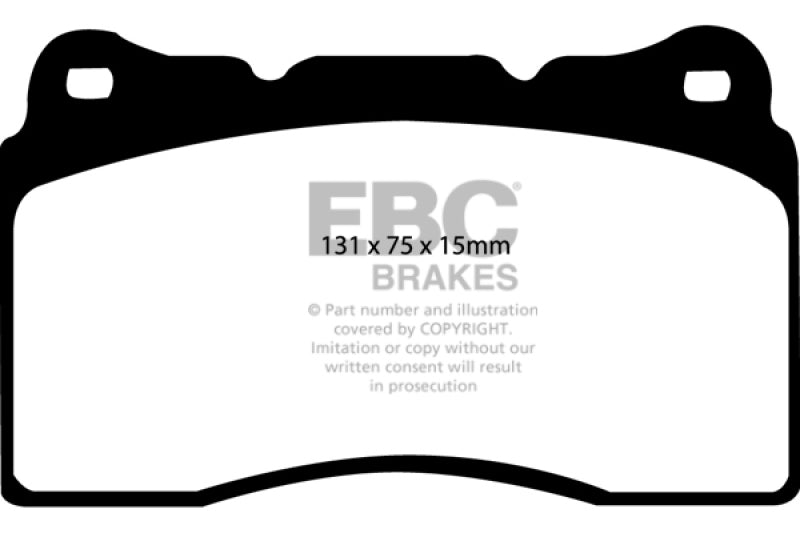 EBC Yellowstuff Front Brake Pads DP41210R
