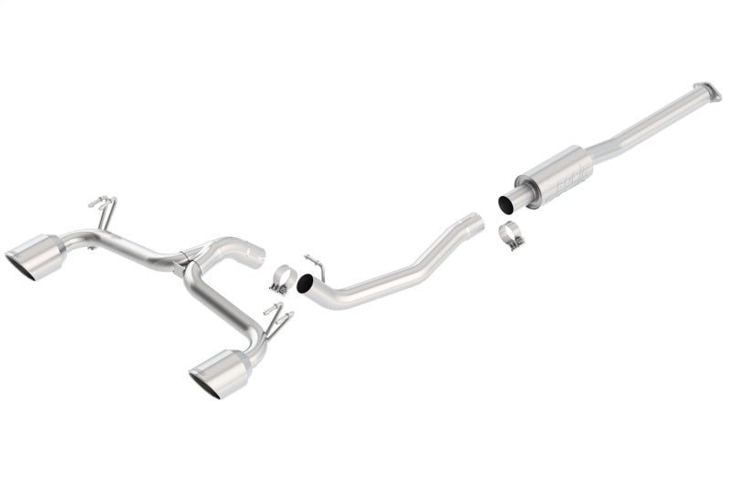 Borla 09-15 Mitsubishi Lancer Ralliart 2.0L 4cyl MT 6spd AWD Catback Exhaust - 140334