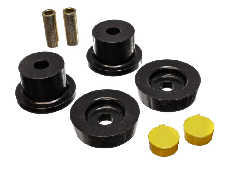 Energy Suspension 90-97 Mazda Miata Black Rear Differential Bushing Set - 11.4101G for 1990-2005 Mazda Miata - front view