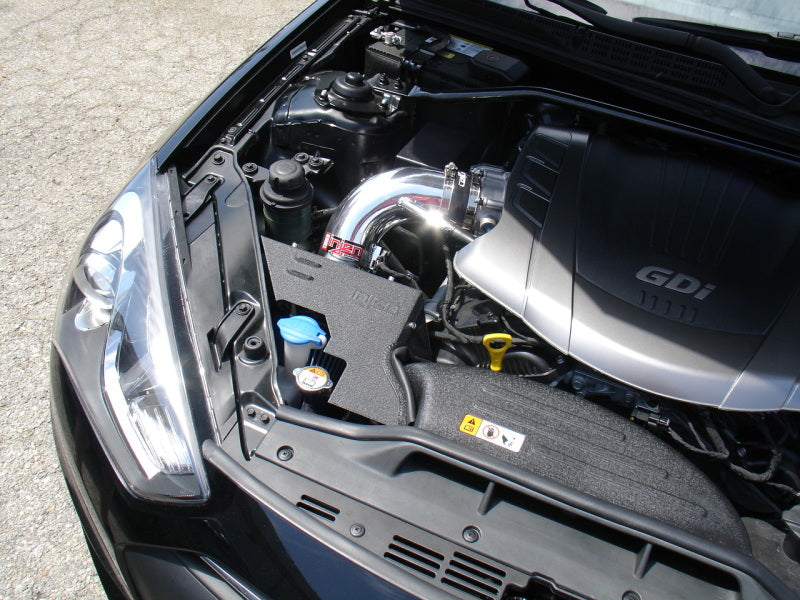 Injen 2013+ Hyundai Genesis Coupe (3.8L ONLY) V6 Polished Short Ram Intake w/ Heat Shield &amp; Cover