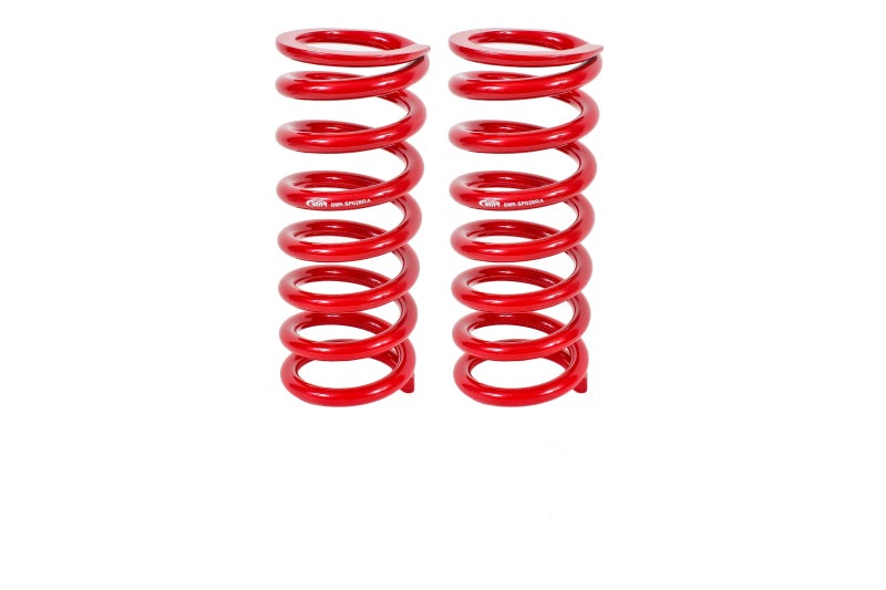 BMR 79-04 Fox Mustang Front Lowering Springs - Red - SP028R