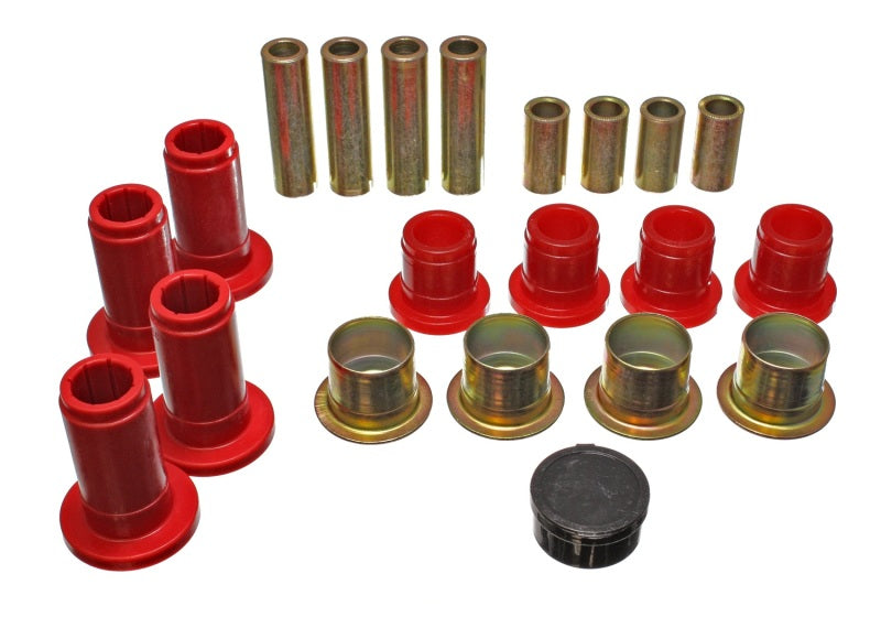 Energy Suspension 94-01 Ram 1500 / 94-02 Ram 2500/3500 2WD Red Front Control Arm Bushing Set - 5.3124R for 1994-2001 Dodge Ra
