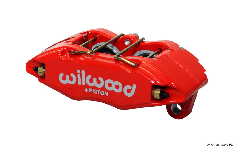 Wilwood Caliper-Dynapro Honda/Acura - Red 1.62in Pistons .83in Disc - 120-12949-RD