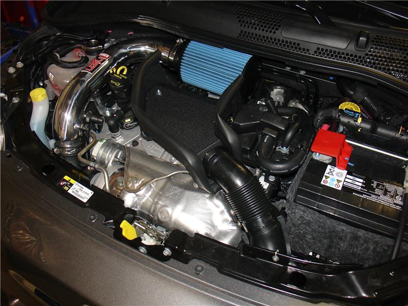 Injen 12-13 Fiat 500 Abarth 1.4L(t) Polished Short Ram Intake w/ MR Tech &amp; Heat Shield - SP5021P